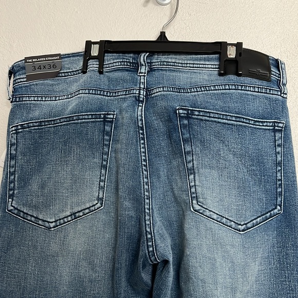 NWT Men’s Liverpool Relaxed Straight Medium Wash Jeans Size 34x36 - Picture 5 of 9